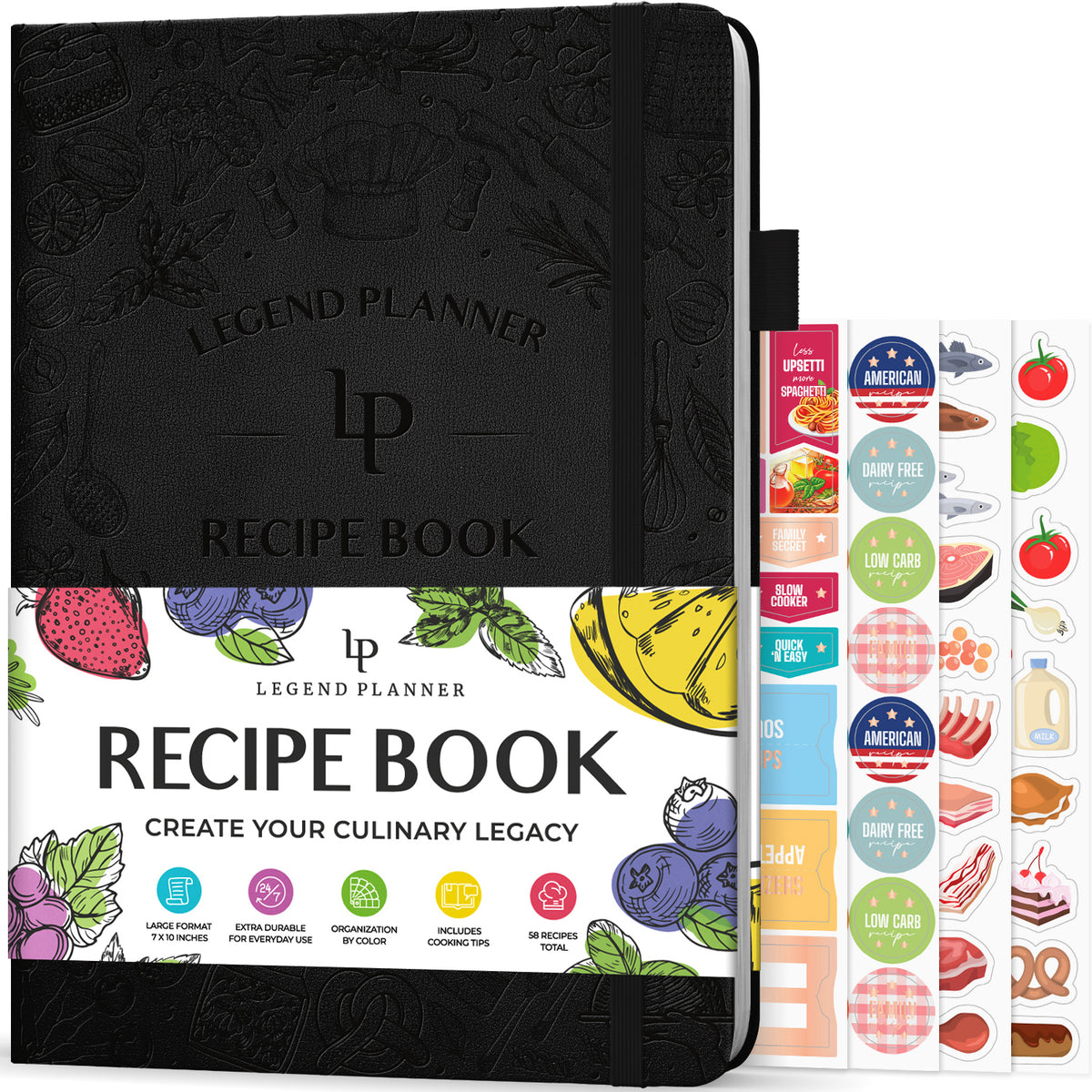My Favorite Recipes. Blank Recipe Book to Write In. Custom Cookbook Recipe  Journal and Organizer 