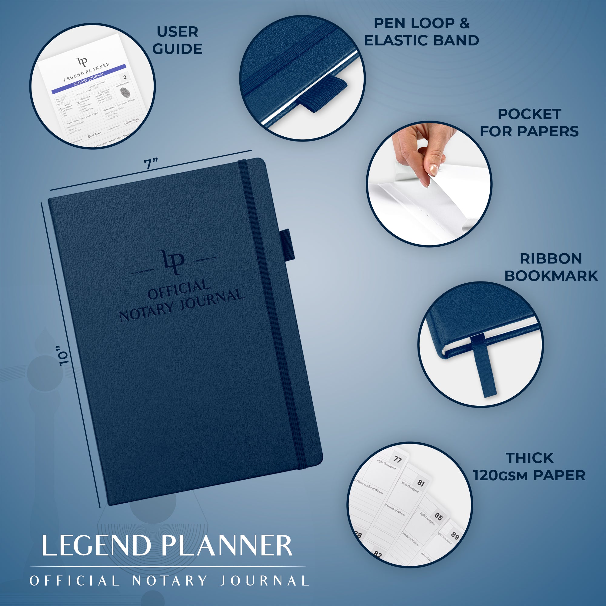 Notary Journal Legend