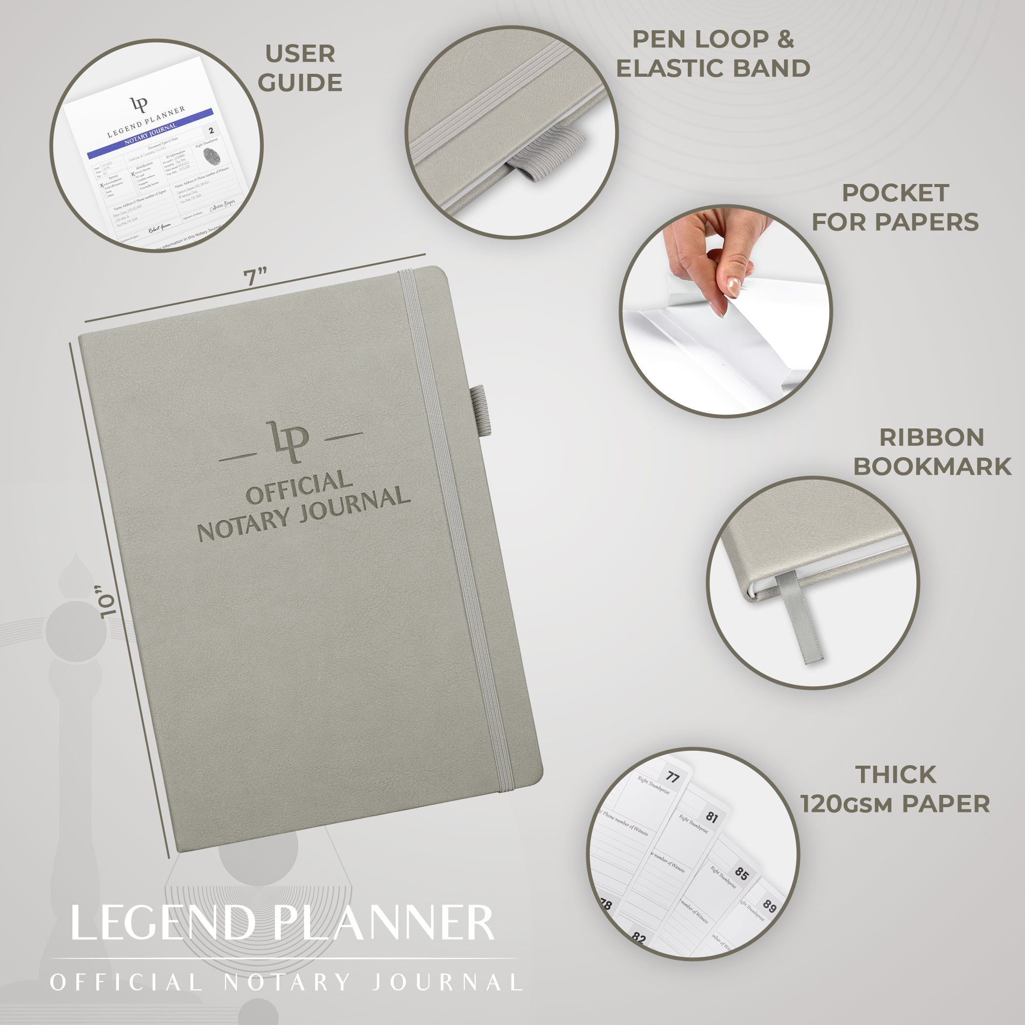 Notary Journal Legend