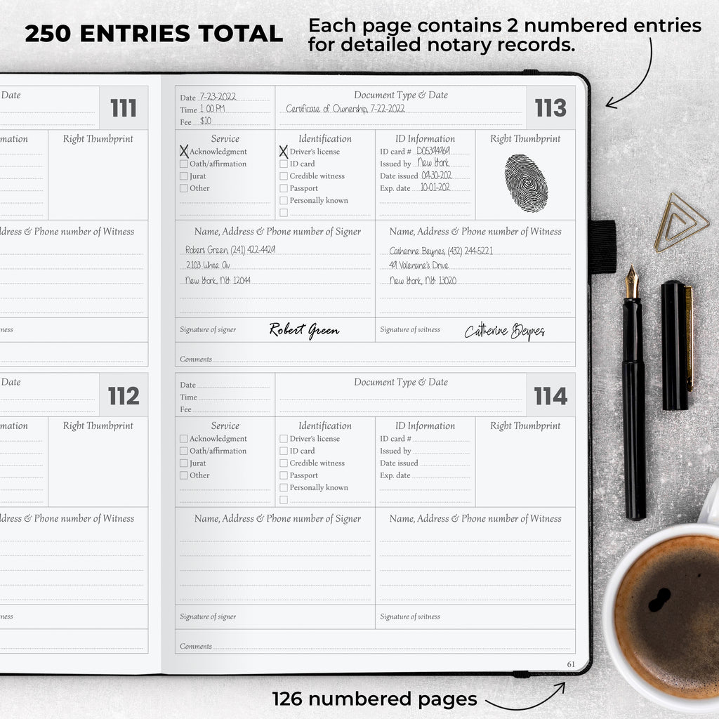 Notary Journal