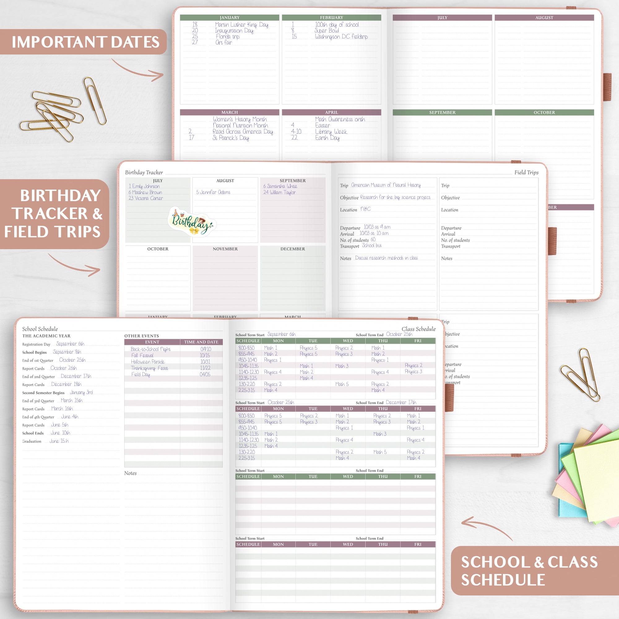 Teacher Planner – LEGEND