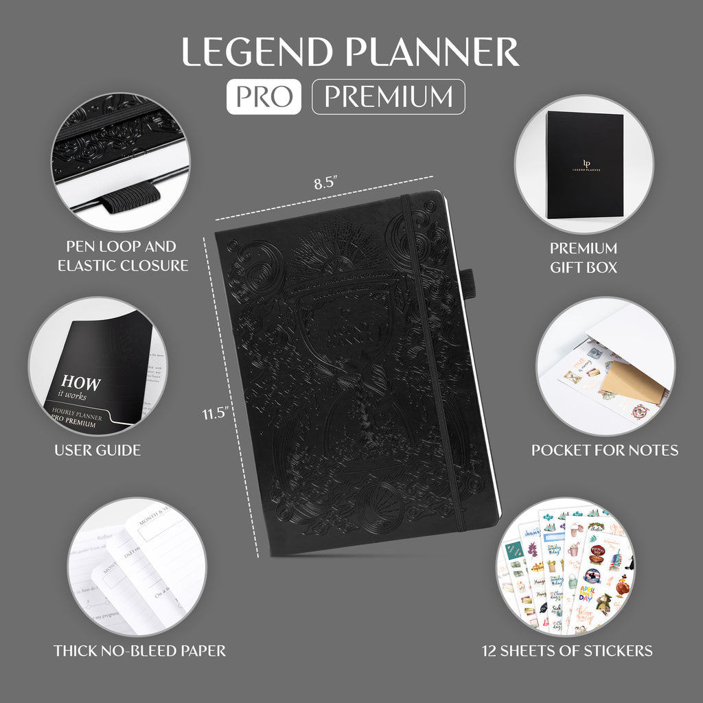 Hourly Planner PRO Premium Hourglass