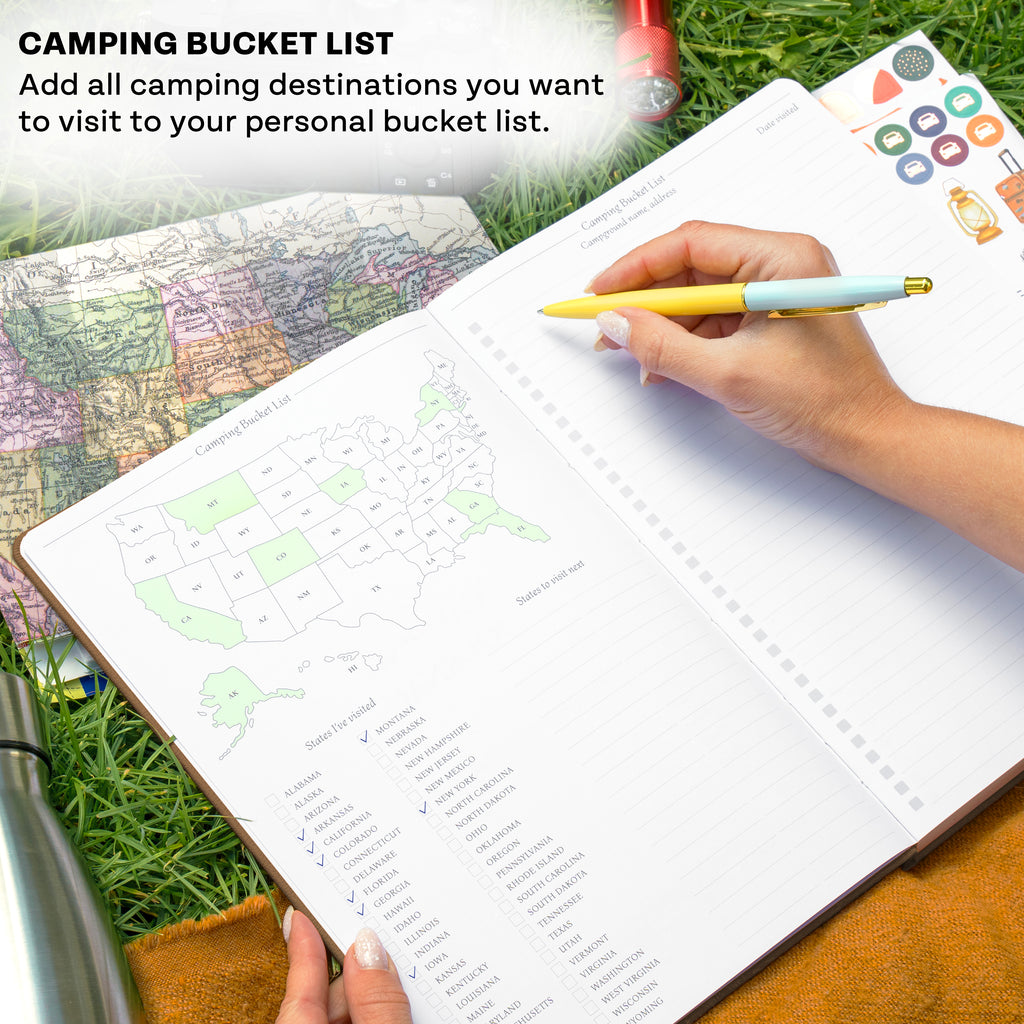 Camping Journal For Couples: Record your Memories on this