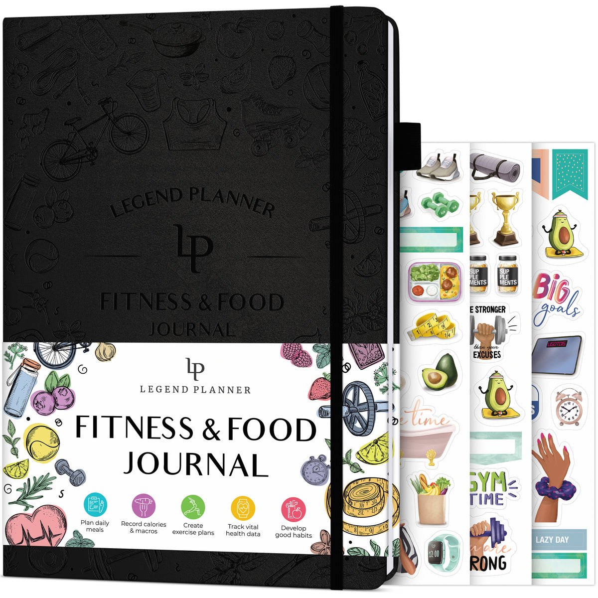 Fitness And Food Journal LEGEND fitness-and-food-journal-legend