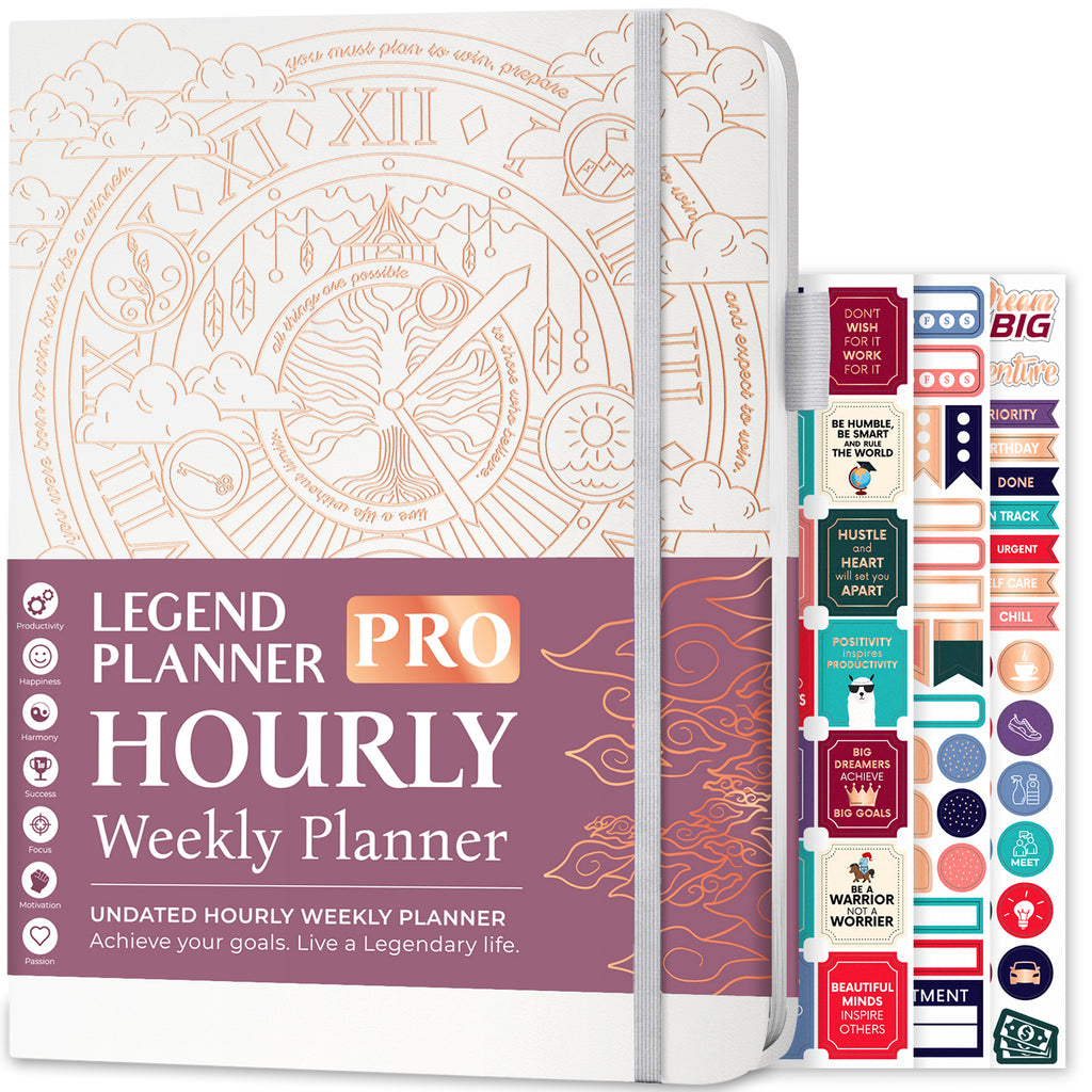 Clever Fox Planner Premium Edition – Undated Luxurious Weekly & Monthly  Planner to Increase Productivity and Hit Your Goals – Organizer – Start