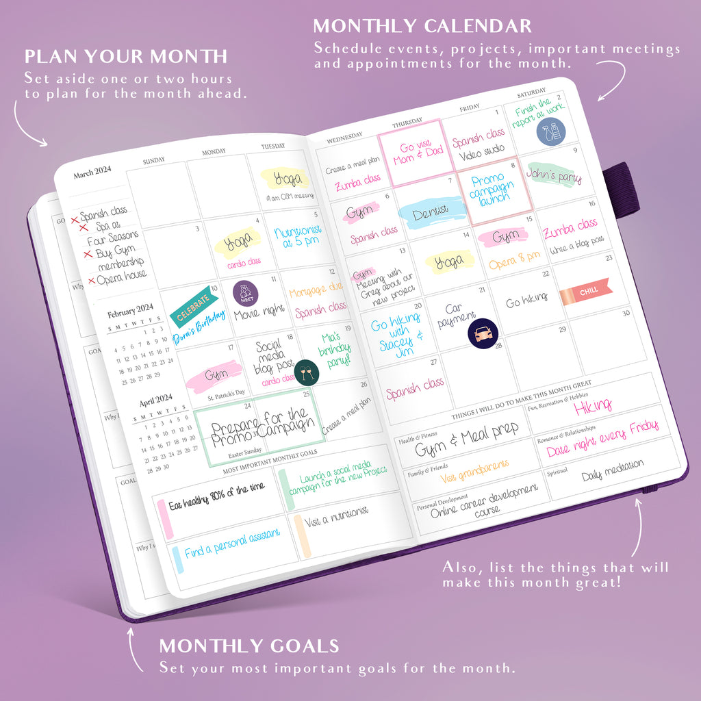 Iconic 2024 Everyday Life B6 Dated Weekly Planner Diary