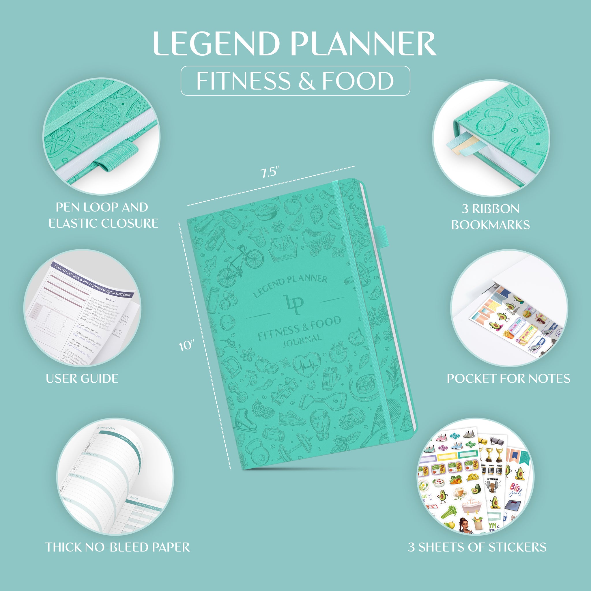 Fitness and Food Journal LEGEND
