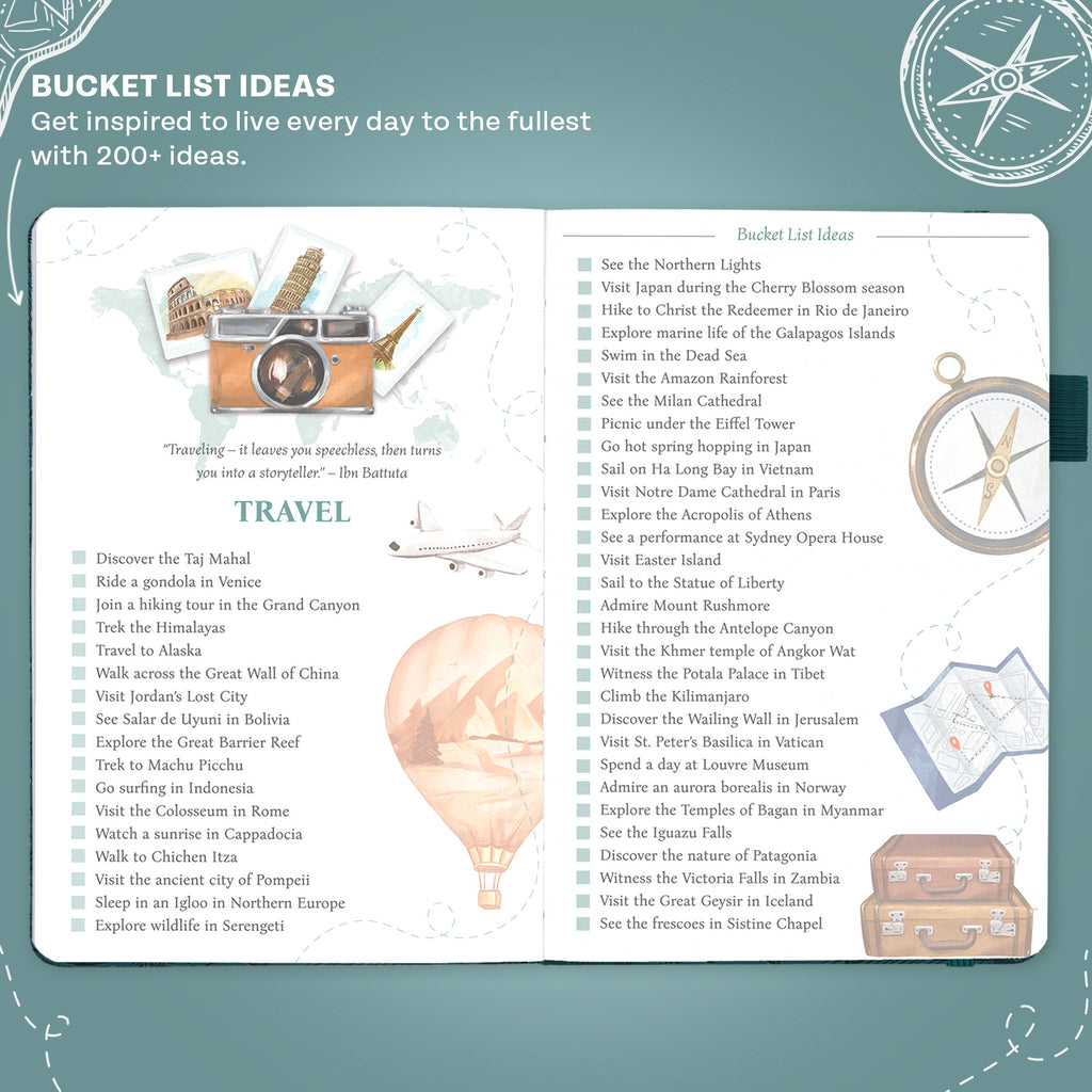 Bucket List Adventure Journal