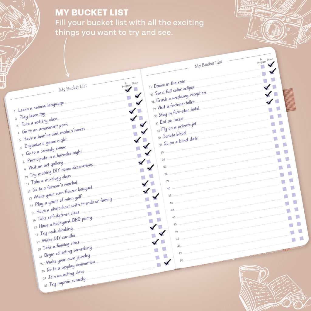 The Bucket List Journal