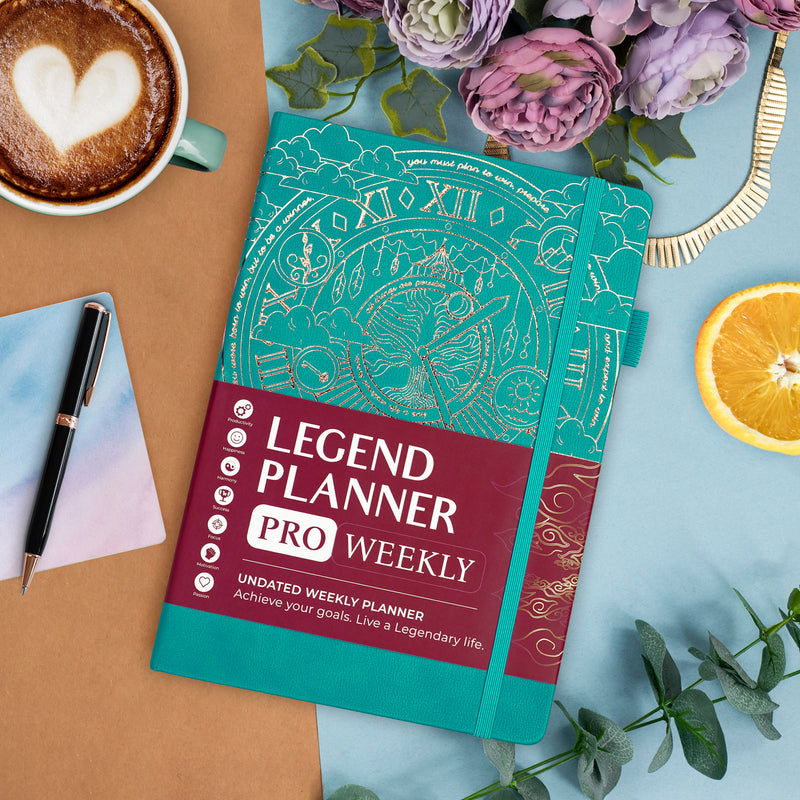 Legend Planner – Deluxe Weekly & Monthly Life Planner to Hit Your