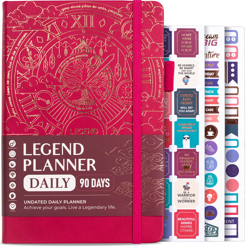 Legend Planner Legend Value Sticker Pack – 1,700+ Small Stickers for Planner, Journal & Calendar – Aesthetic, Inspirational, Seasonal, Dates, Months