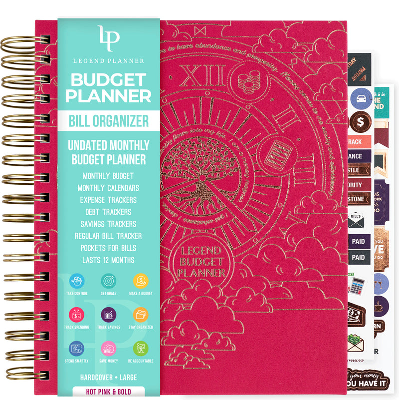 Budget Planner & Bill Organizer with Pockets