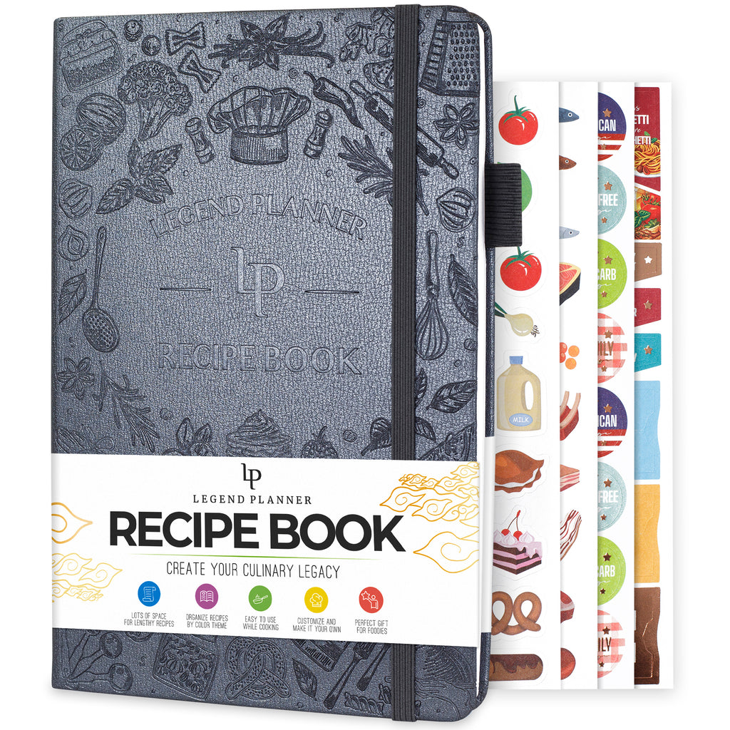 Family Recipes: Blank Recipe Book To Write In - Big Empty Two Page