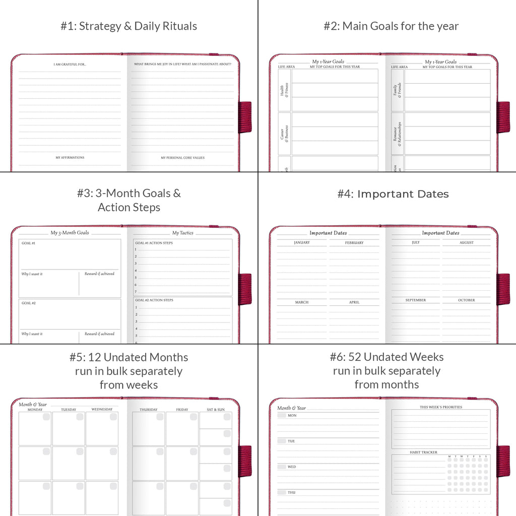 Pocket Agenda SANS LIGNE ESTHETIQUE - Books and Stationery