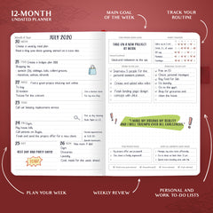 Weekly Undated Planner