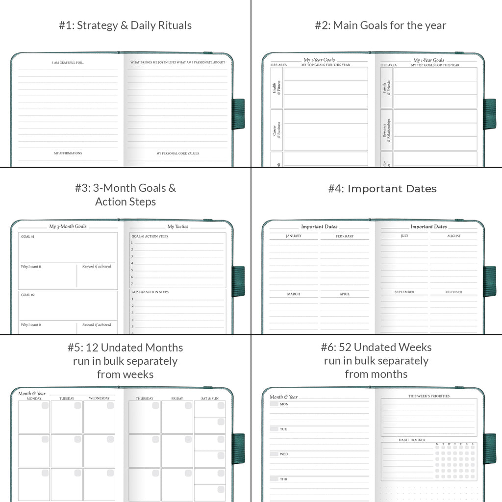 Pocket Weekly Planner -Refill